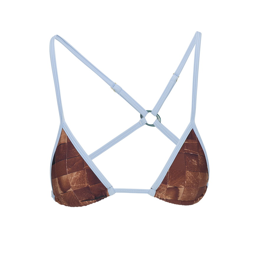 Daniella Top 2 - Brown Print