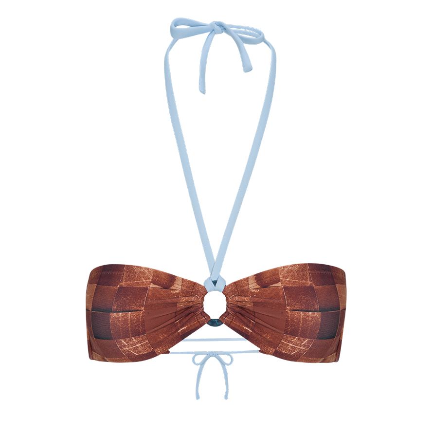 Tangy Top 2 - Brown Print
